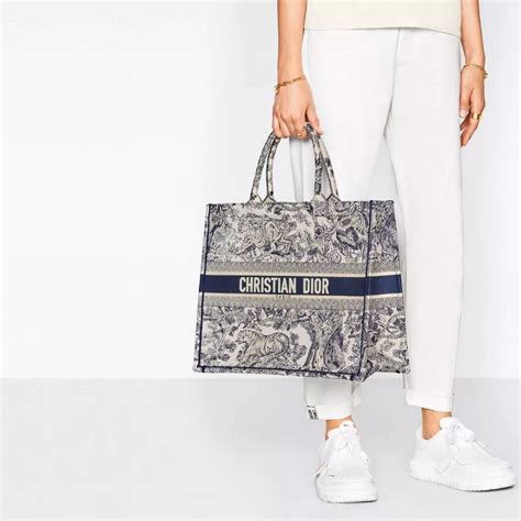 canvas dior tote bag|dior tiger print tote bag.